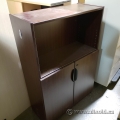 Espresso 2 Door Storage Cabinet Entertainment Stand
